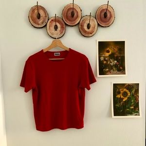 Ribbed Short Sleeve Top